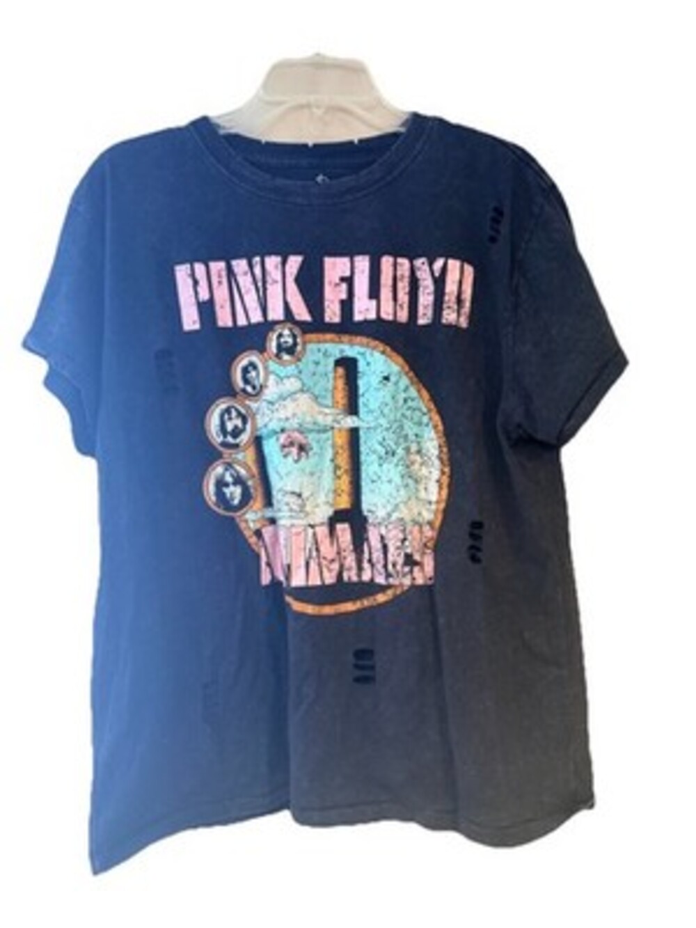 Pink Floyd Animals Vintage Style Distressed Festival Band T-shirt Size Large